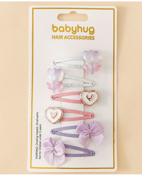 Babyhug Free Size Snap Clips - Blue