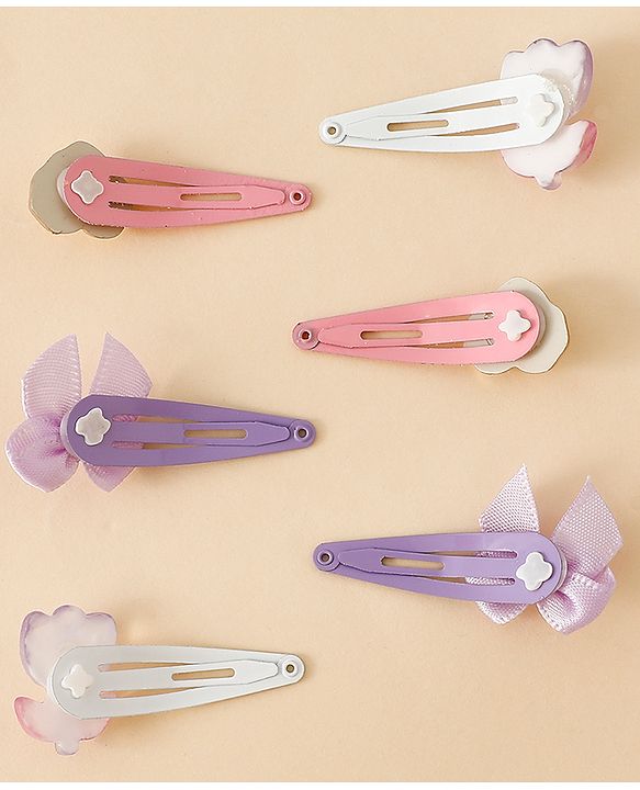 Babyhug Free Size Snap Clips - Blue
