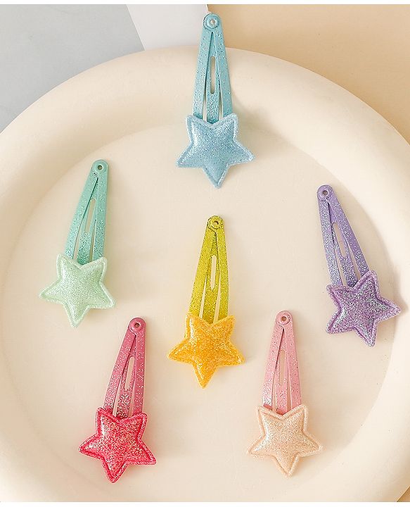 Babyhug Free Size Snap Clips With Applique - Multiclor