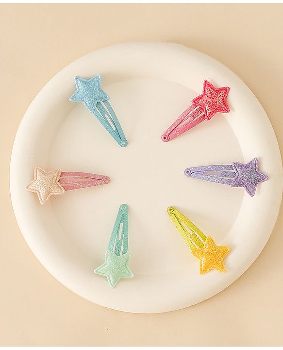 Babyhug Free Size Snap Clips With Applique - Multiclor