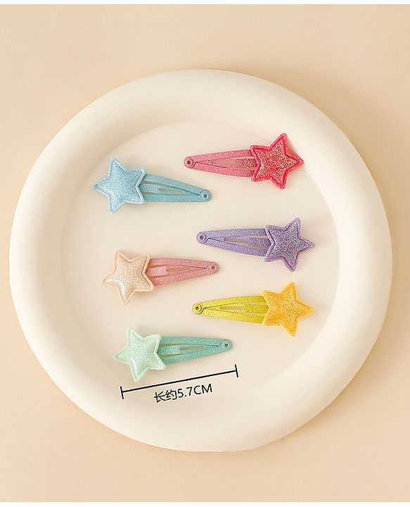 Babyhug Free Size Snap Clips With Applique - Multiclor