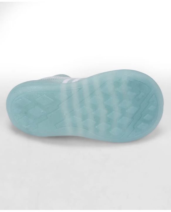 Cute Walk by Babyhug Slip On Closure Sock shoes With Fox Design - Sky Blue & White