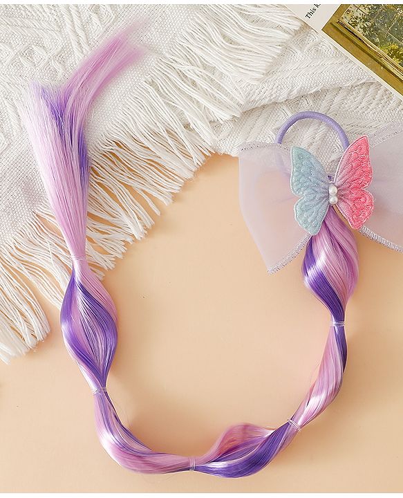 Pine Kids Free Size Hair Extensions - Purple