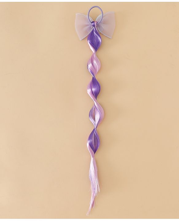 Pine Kids Free Size Hair Extensions - Purple