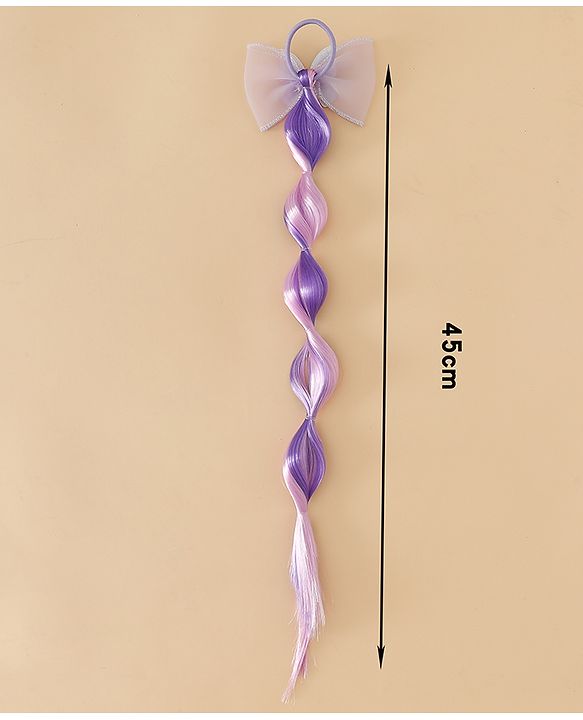 Pine Kids Free Size Hair Extensions - Purple