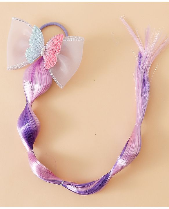 Pine Kids Free Size Hair Extensions - Purple