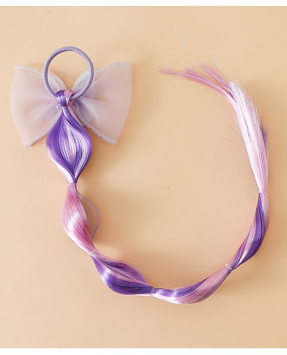 Pine Kids Free Size Hair Extensions - Purple