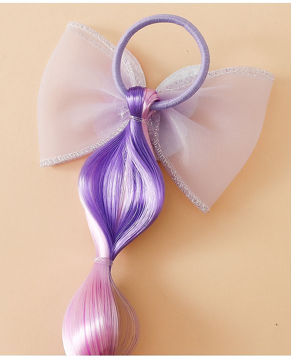 Pine Kids Free Size Hair Extensions - Purple