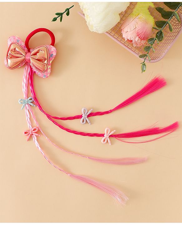 Babyhug Free Size Hair Extensions - Fuchsia