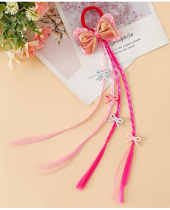 Babyhug Free Size Hair Extensions - Fuchsia