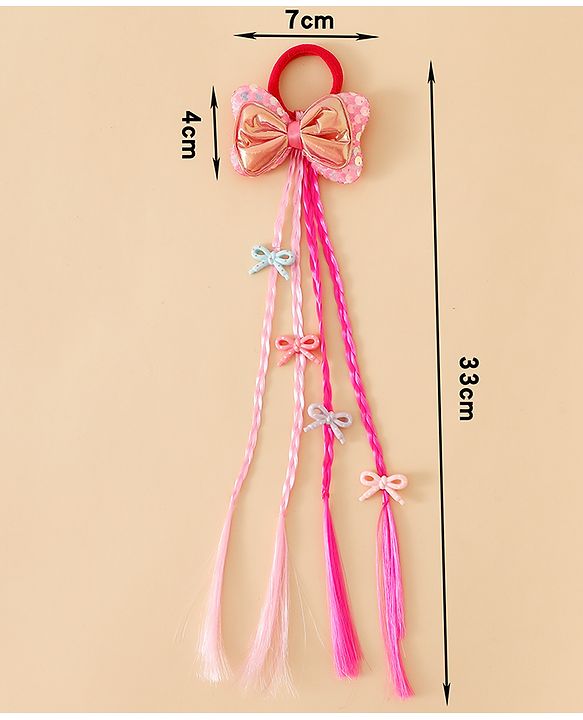 Babyhug Free Size Hair Extensions - Fuchsia