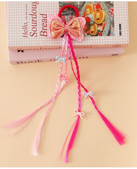 Babyhug Free Size Hair Extensions - Fuchsia