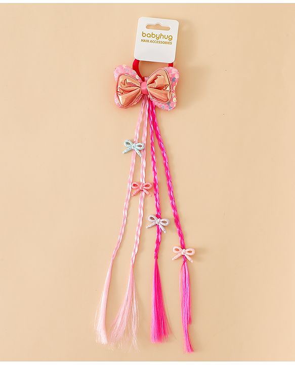 Babyhug Free Size Hair Extensions - Fuchsia