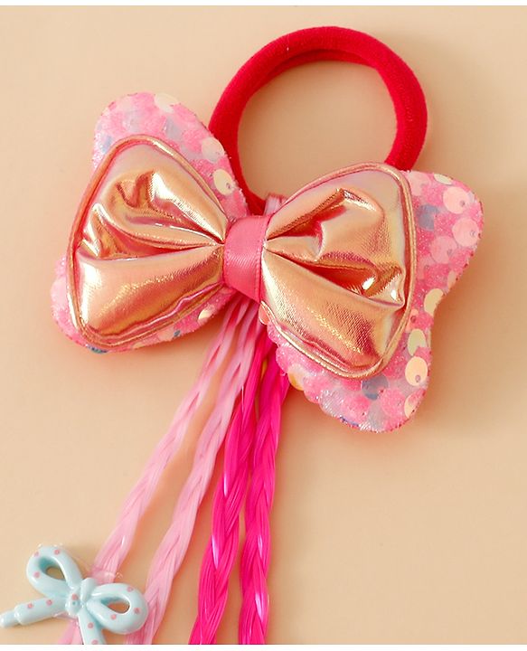Babyhug Free Size Hair Extensions - Fuchsia