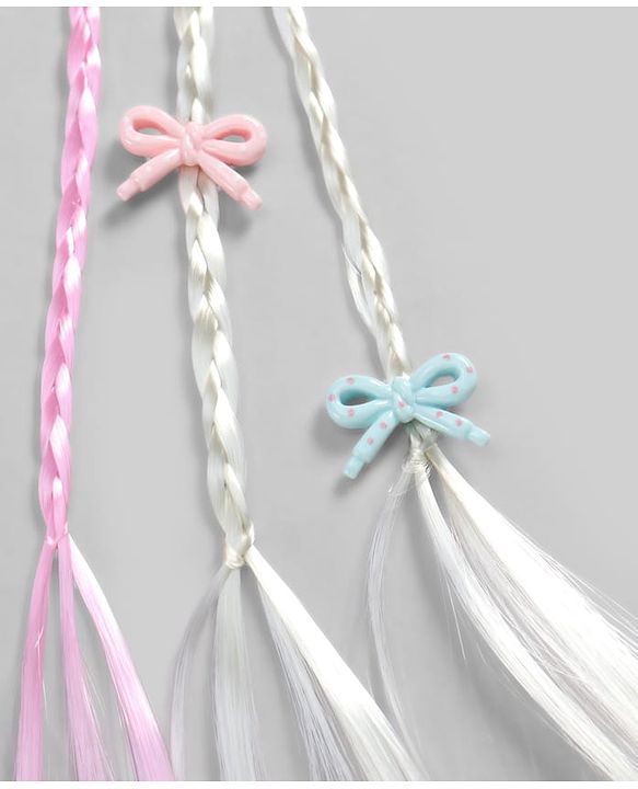 Babyhug Free Size Hair Extensions - Fuchsia
