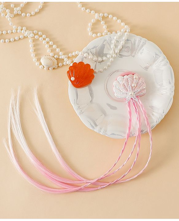 Babyhug Free Size  Hair Extensions - Light Pink