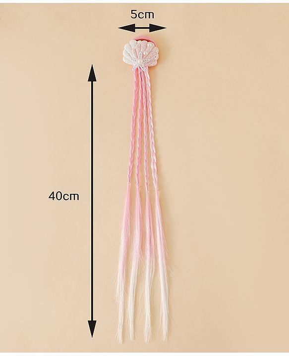 Babyhug Free Size  Hair Extensions - Light Pink