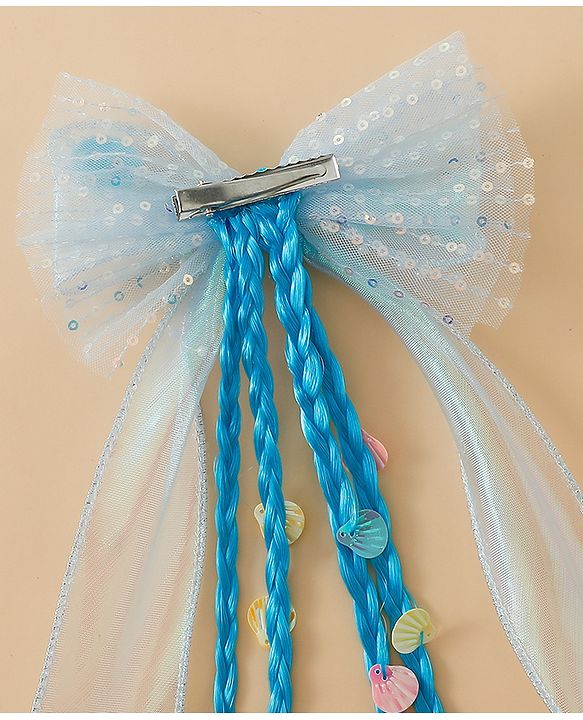 Pine Kids Free Size Hair Extensions - Blue