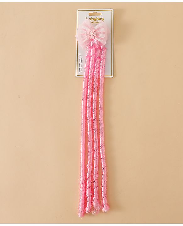 Babyhug Free Size Hair Extensions - Pink
