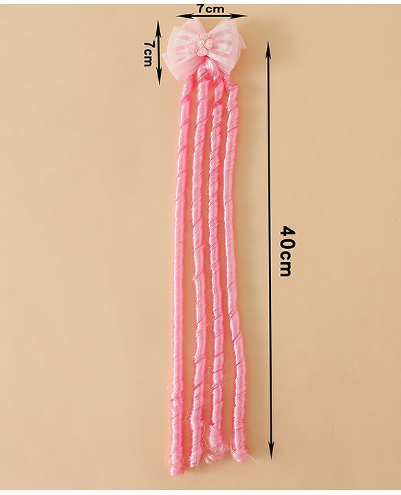Babyhug Free Size Hair Extensions - Pink