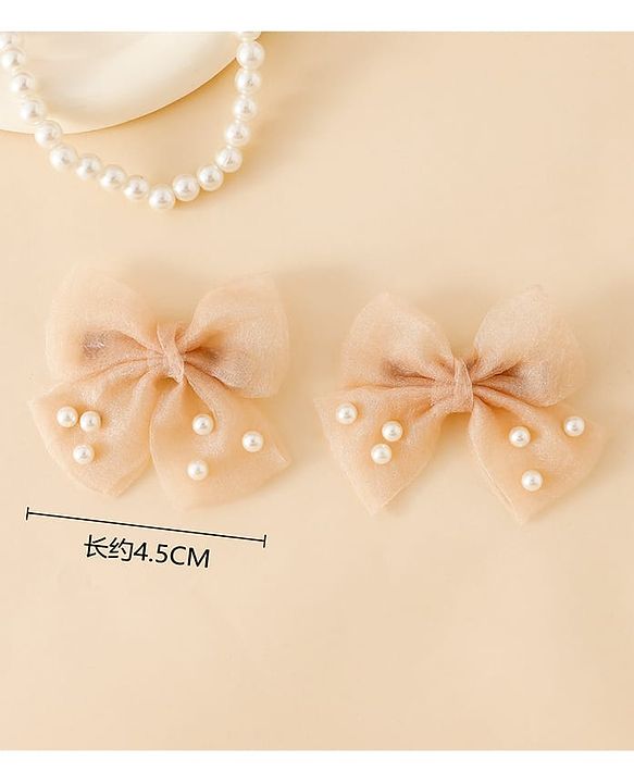 Babyhug Free Size Bow & Butterfly Clips - Pink