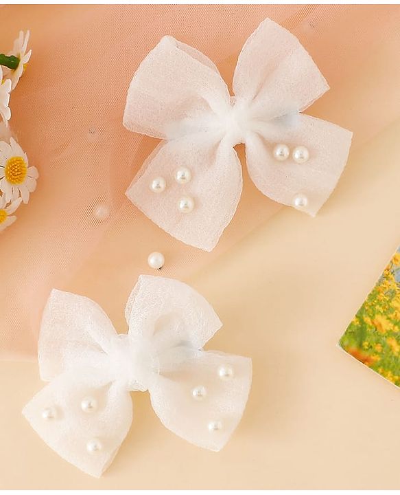 Babyhug Free Size Bow & Butterfly Clips - Pink