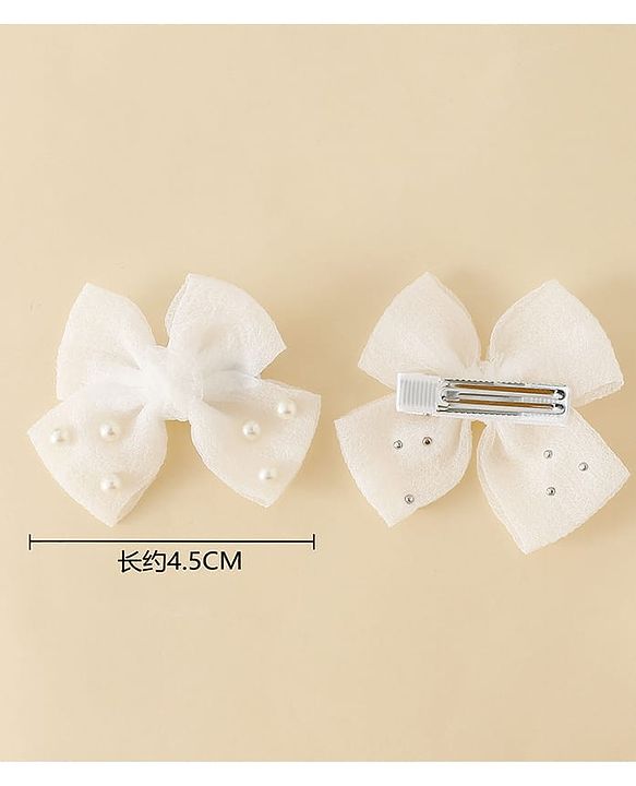 Babyhug Free Size Bow & Butterfly Clips - Pink