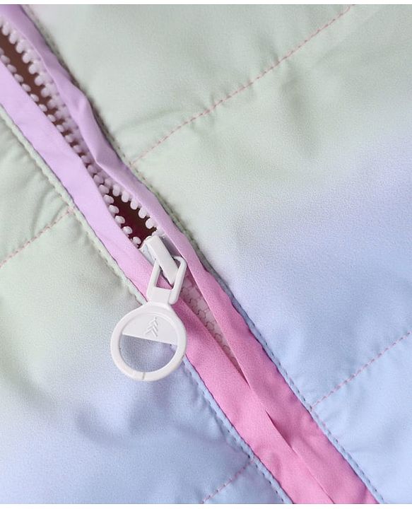 Pine Kids Woven Hooded Jacket with Full Sleeves - Pink