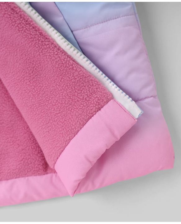 Pine Kids Woven Hooded Jacket with Full Sleeves - Pink
