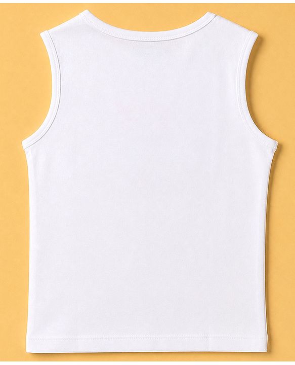 Pine Kids 100% Cotton Woven Half Sleeves Shirt and Tank Top Set with Best Together Text Print - Red