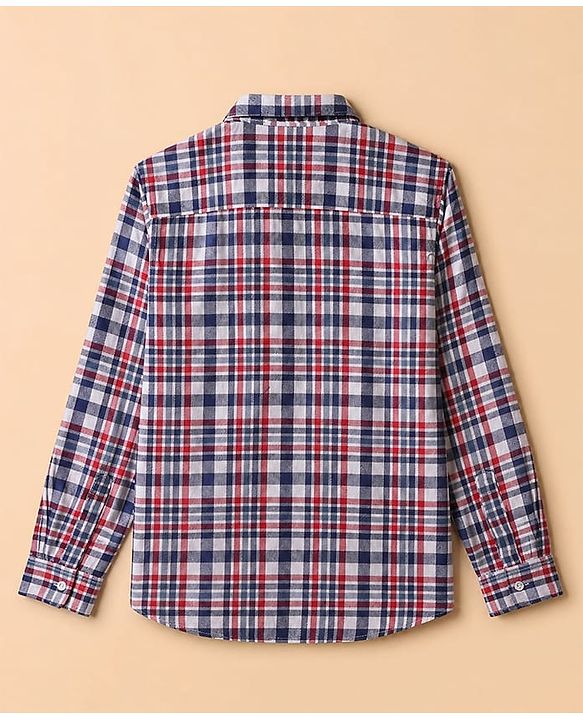 Pine Kids 100% Cotton Woven Half Sleeves Checked Shirt and T-Shirt with Inspire Someone Today Text Print in Red