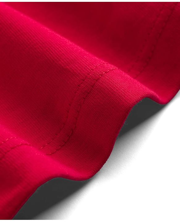 Pine Kids 100% Cotton Knit Sleeveless Hearts Printed Frock - Red