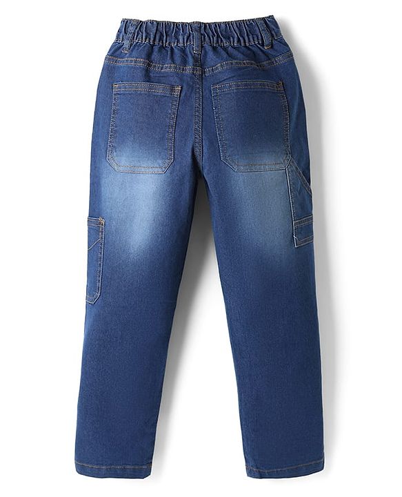 Pine Kids Denim Woven Full Length Jeans - Navy Blue
