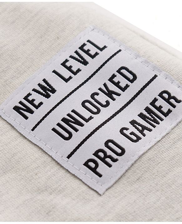 Pine Kids Knit Full Length Cut N Sew Lounge Pant With Patch & Pockets - Grey