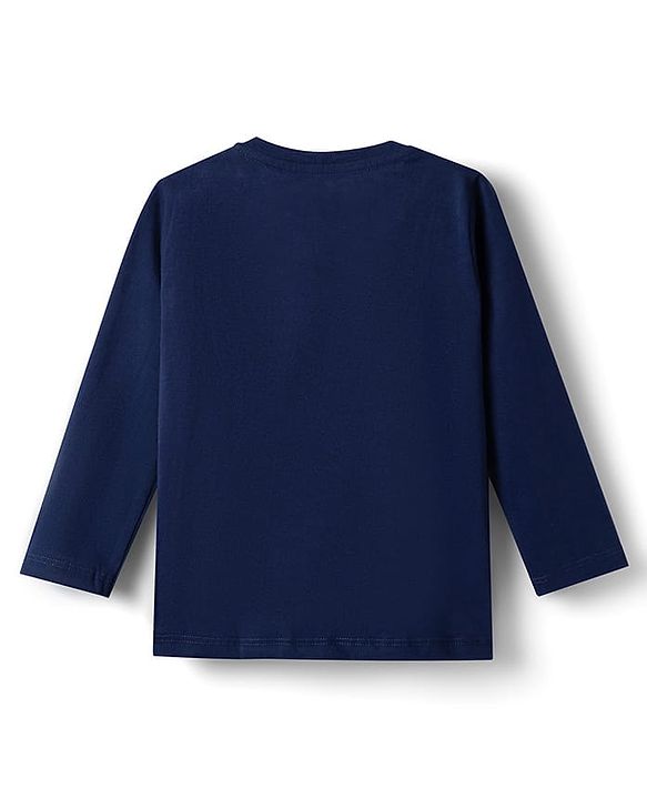 Babyhug Disney Single Jersey Knit Full Sleeves T-Shirt & Pajama Night Suit Winnie & Friends Graphics Pack of 2 - Navy