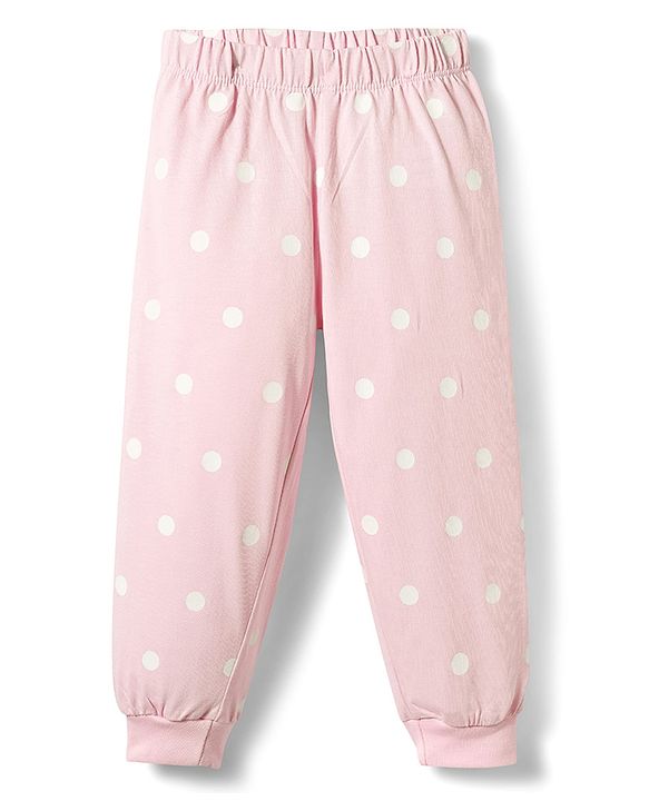 Babyhug Disney Single Jersey Knit Full Sleeves  Winnie the Pooh Graphics T-Shirt & Pyjama Night Suit - Pink