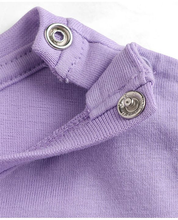 Babyhug Disney Single Jersey Knit Full Sleeves Winnie the Pooh Graphics T-Shirt & Pyjama Night Suit - Lavender