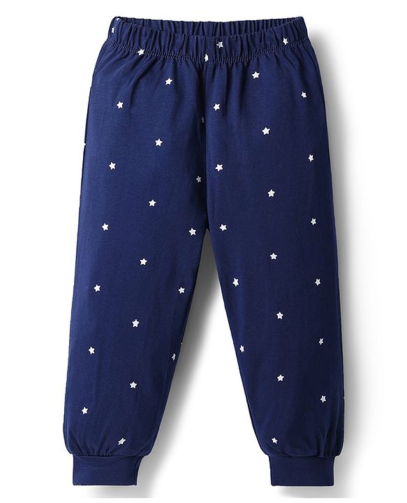Babyhug Disney 100% Cotton Knit Full Sleeves T-Shirt & Pyjama Night Suit With Mickey Mouse Graphic - Multicolor