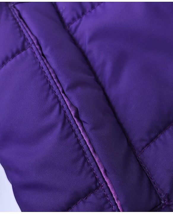 Pine Kids Woven Full Sleeves Padded Hooded Winter Jacket - Purple