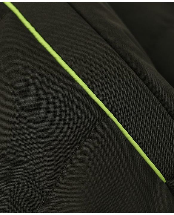 Pine Kids Woven Full Sleeves Solid Hoodies - Green