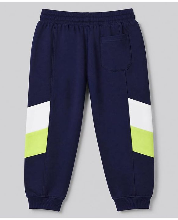 Pine Kids Knit Full Length Lounge Pant with Gaming Mode Print - Navy Blue