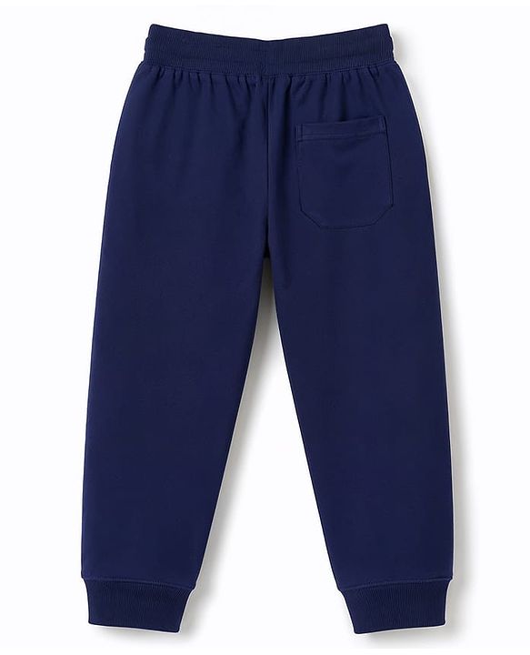Pine Kids Knit Full Length Game Pad Printed Lounge Pant with Pockets- Blue