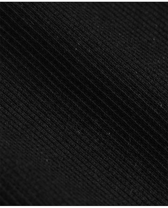 Pine Kids Cotton Lycra Knit Half Sleeves Solid Top - Black