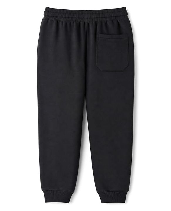Pine Kids Cotton Knit Full Length Lounge & Track Pant With Remote Print - Black