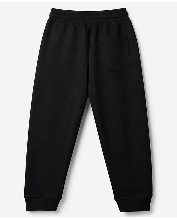 Pine Kids Knit Full Length Lounge Pant With Front Pocket in Black