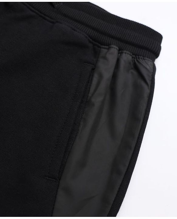 Pine Kids Knit Full Length Lounge Pant With Front Pocket in Black