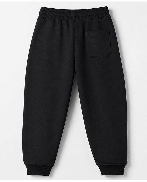 Pine Kids Cotton Knit Lounge Pant with Full Length and Ultimate Print in Black