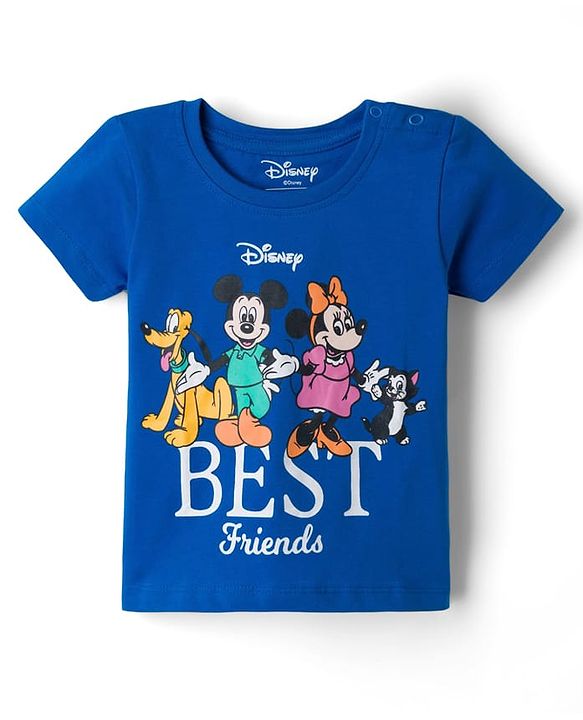 Babyhug Disney Cotton Knit T-Shirts Half Sleeve Minnie Mouse Graphic Multi Color 3-6 Months Pack of 3