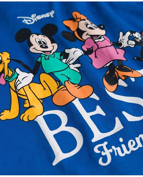 Babyhug Disney Cotton Knit T-Shirts Half Sleeve Minnie Mouse Graphic Multi Color 3-6 Months Pack of 3