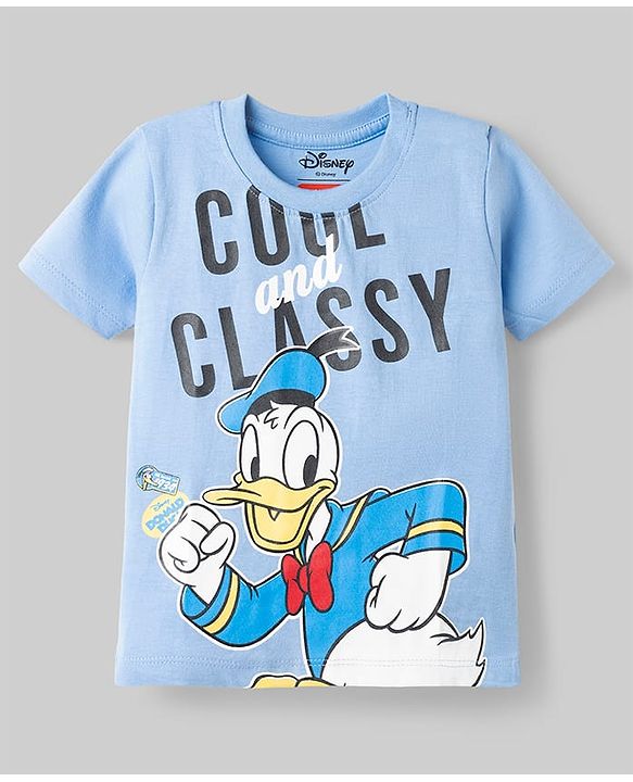 Babyhug Disney 100% Cotton Knit Half Sleeves T-Shirts With Micky & Friends Graphic Pack Of 2 - Multicolor